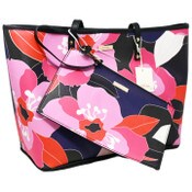 Wholesale - LARGE PRINTED TOTE W/WRISTLET C/P 8, UPC: 4890808260210